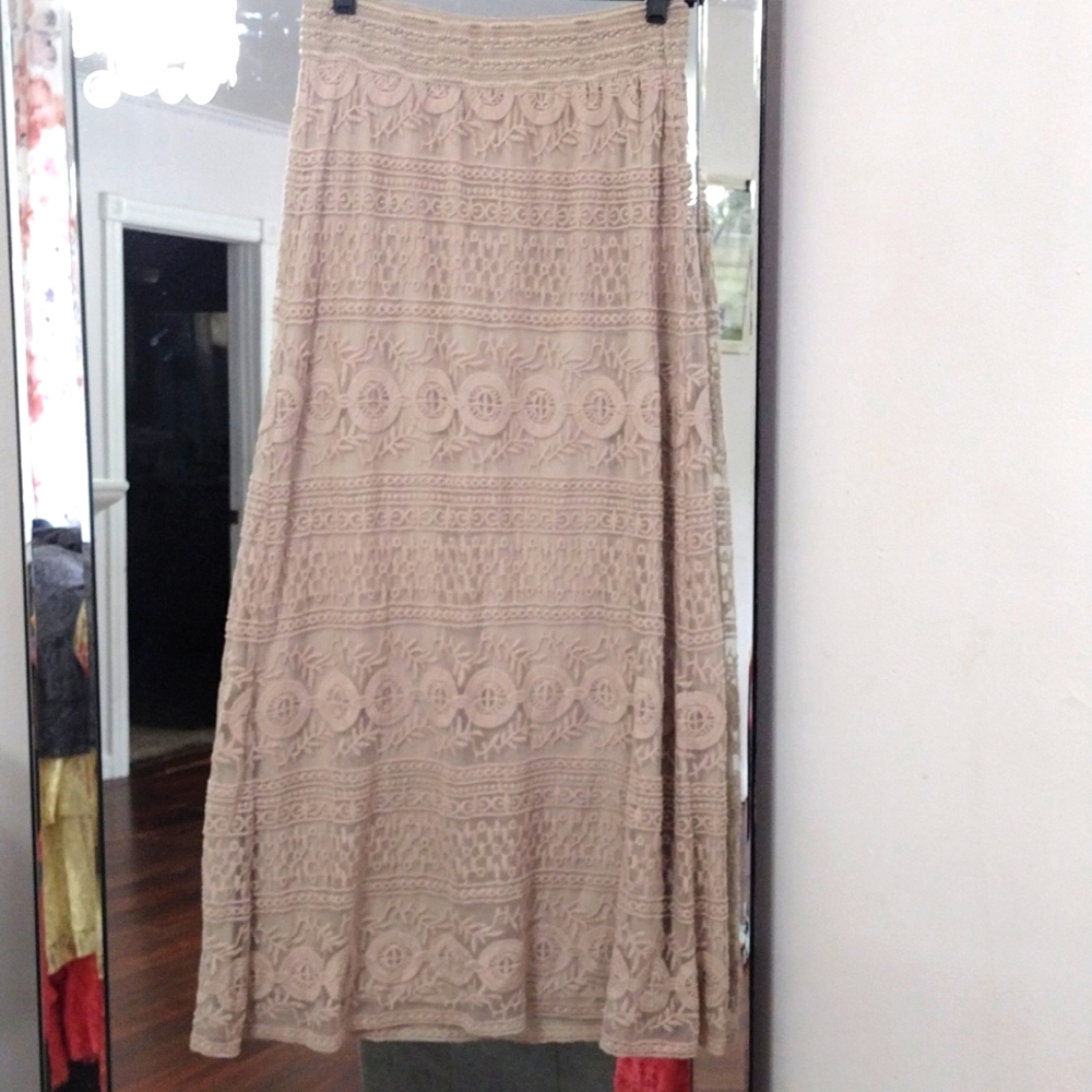 Mocha Lace Skirt